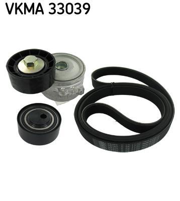 Kit de courroie d'accessoire (Courroie d’alternateur) SKF ref. VKMA 33039